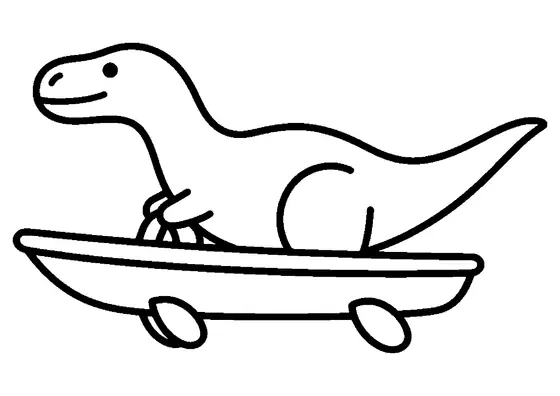 Macrogryphosaurus a pilotar um hidroavião elegante.