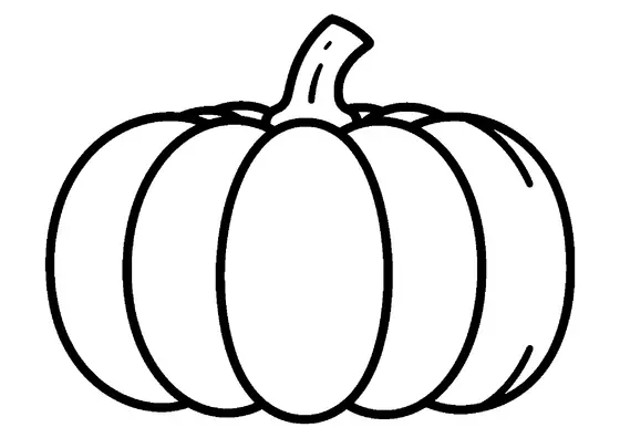 Una zucca larga e schiacciata con una grande foglia accanto al picciolo.