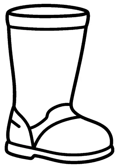 Gran bota lunar con suela gruesa, dibujo de agarre y caña ancha.