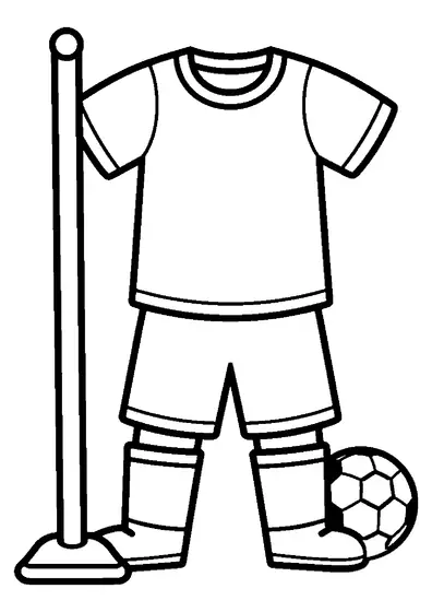 Un supporto basso con ampie fessure progettato per contenere le bandierine degli assistenti dell'arbitro.