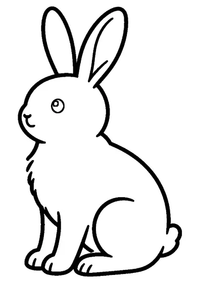 Petit lapin d’aspect naturel assis près d’un grand œuf décoré.