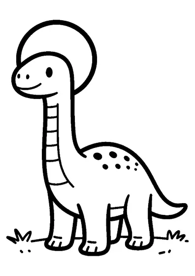 Lesothosaurus visto di fronte sotto un grande sole rotondo.