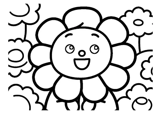 Une grand-mère souriante tient une grande rosette fleurie.