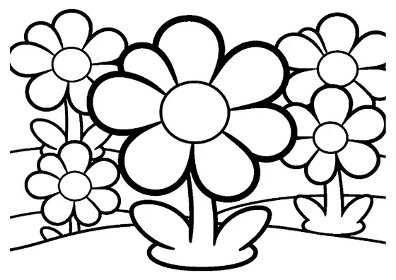 Large standing flower with wide petals and a sturdy base.