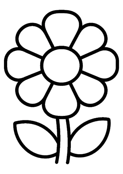 Large flower with wide heart-shaped petals.