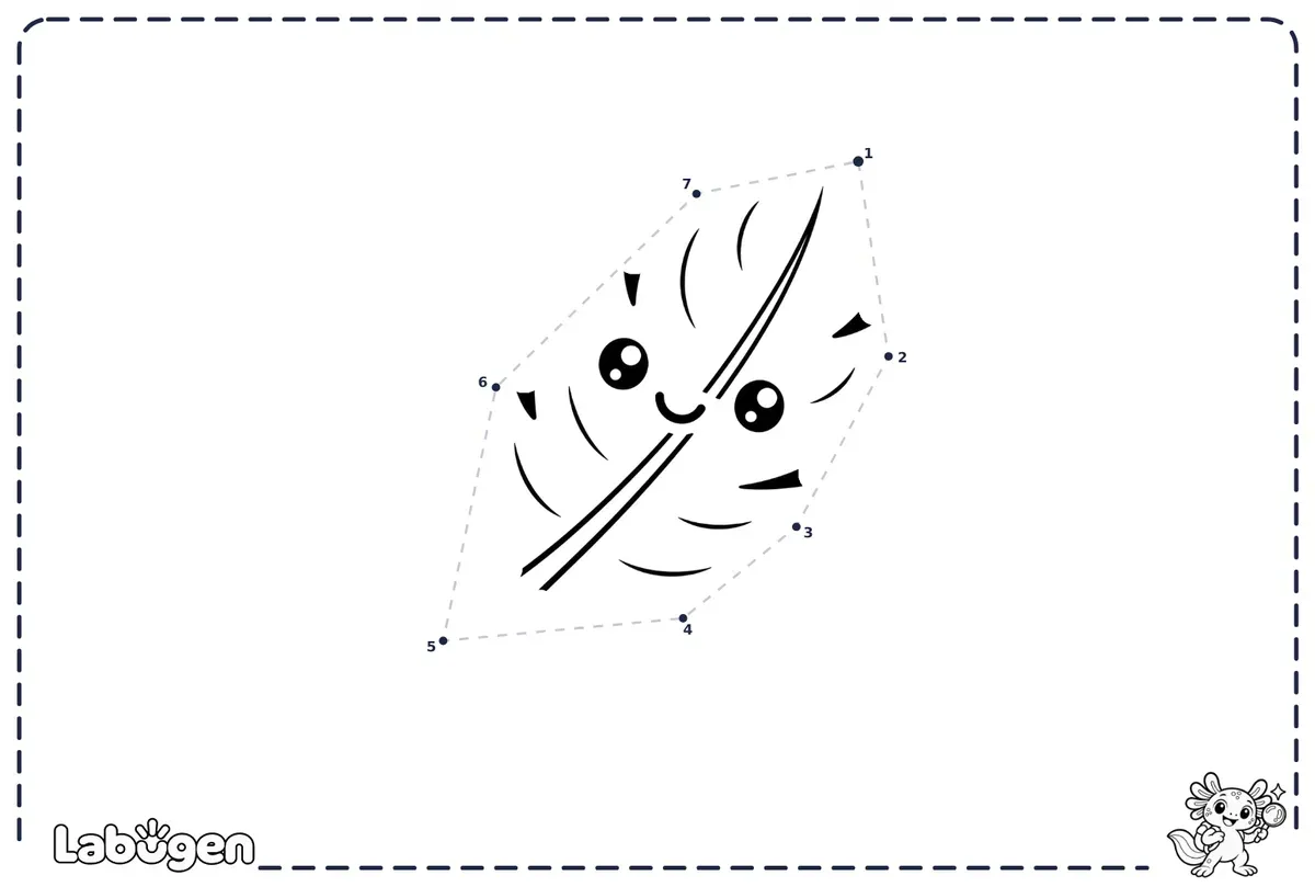 Dot to Dot: Feather — 7 Dots for Ages 3–4